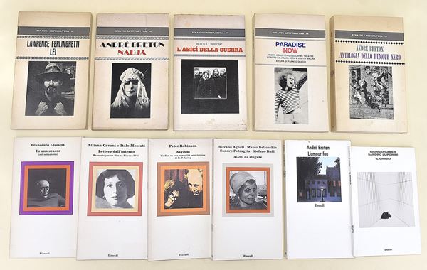 Einaudi. Collana Letteratura e Nuovi Coralli - 11 volumi in brossura editoriale