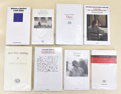 Einaudi Incellofanati. - 8 Volumi in Brossura Editoriale e Copertina Rigida