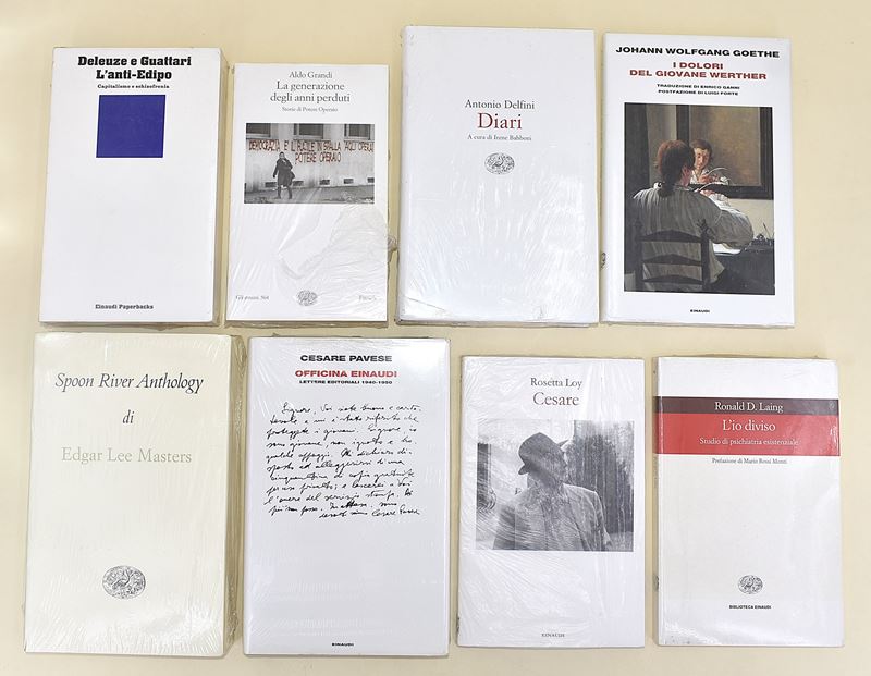 Einaudi Incellofanati. - 8 Volumi in Brossura Editoriale e Copertina Rigida