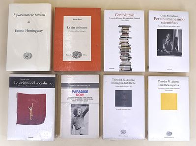Einaudi Incellofanati - 8 Volumi in Brossura Editoriale e Copertina Rigida