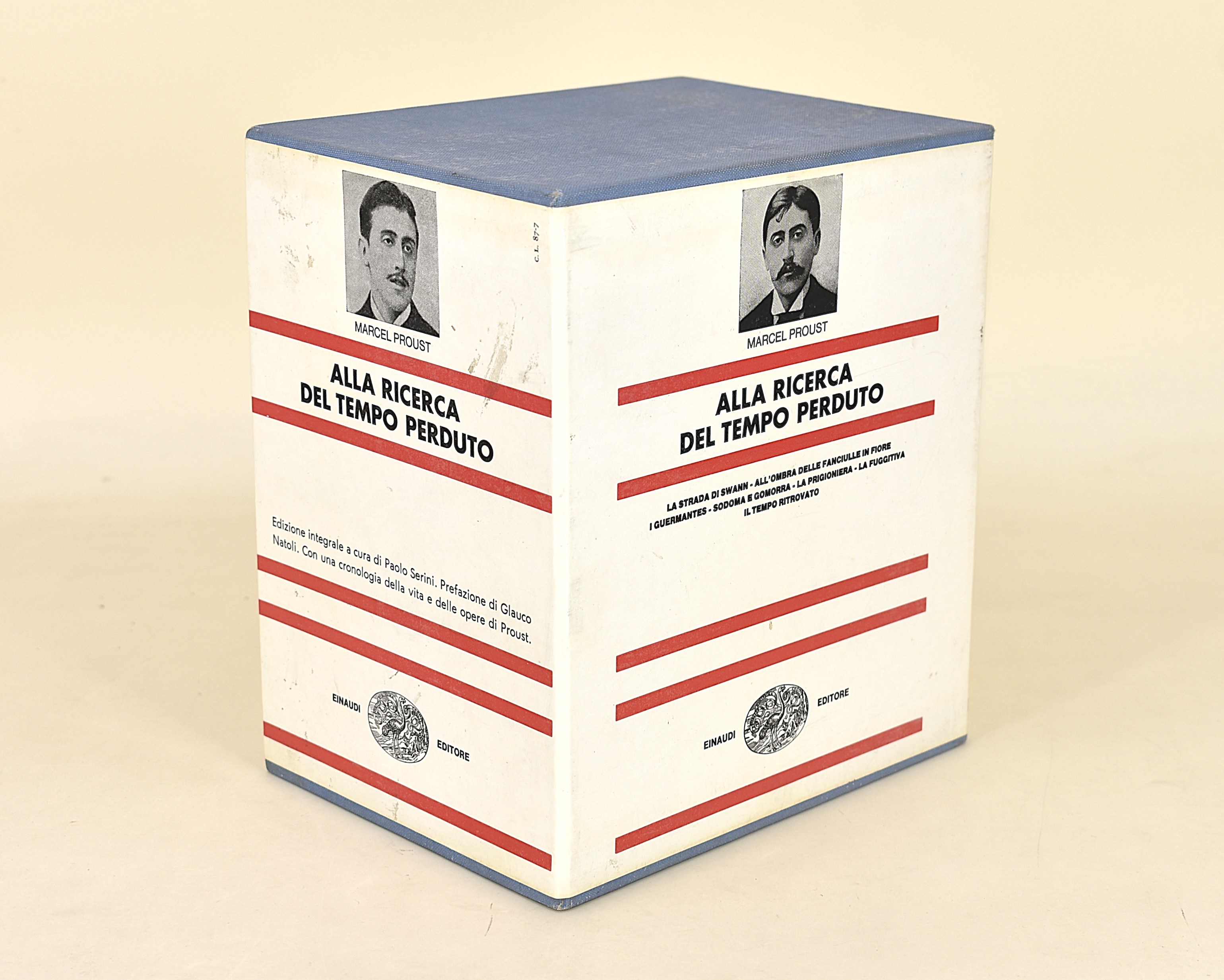 Marcel Proust, alla Ricerca del Tempo Perduto. Set di 7 Volumi con Cofanetto Rigido Editoriale. E...
