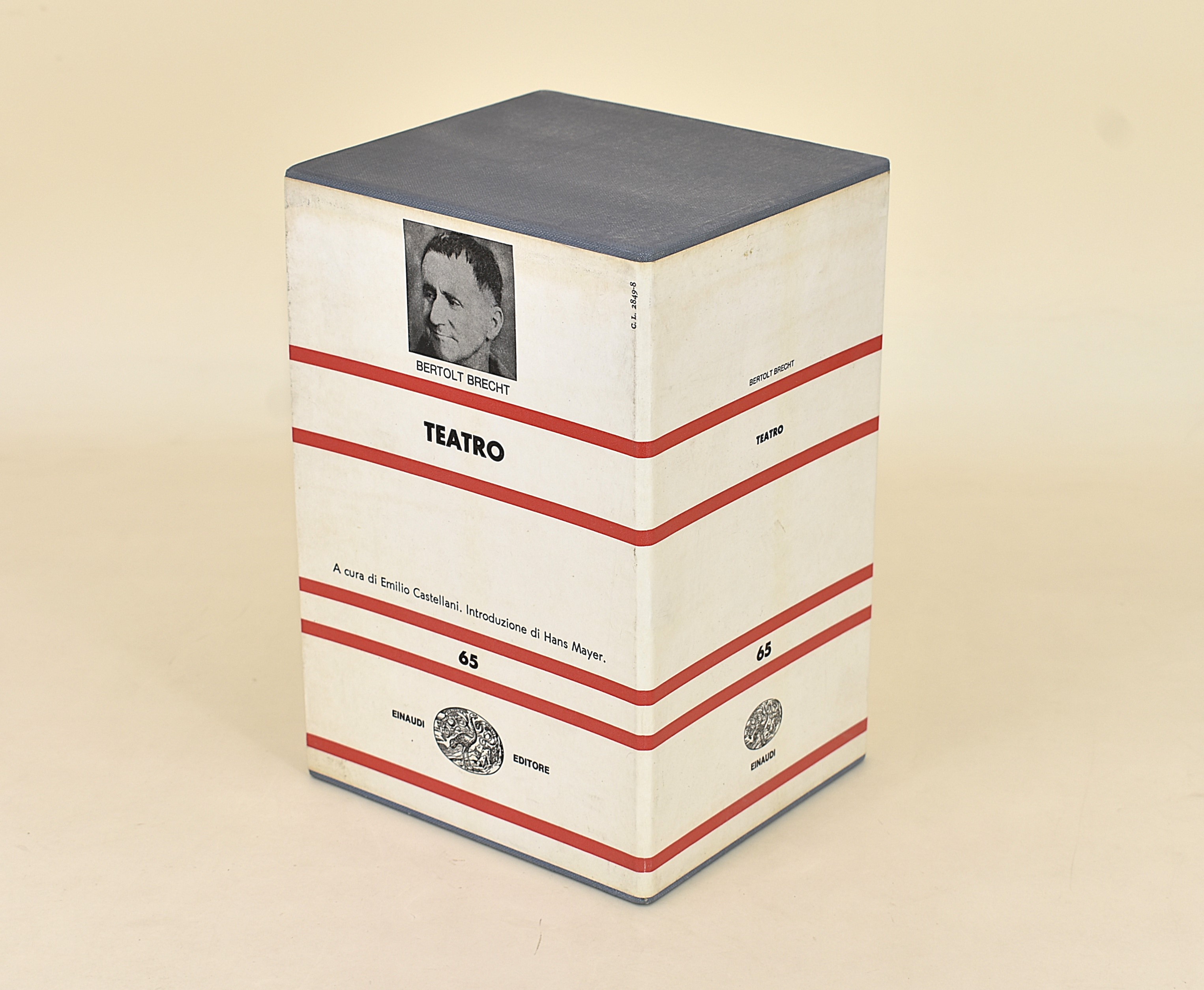 Bertolt Brecht, Teatro. 2 volumi, Giulio Einaudi NUE 1971. Con cofanetto rigido editoriale