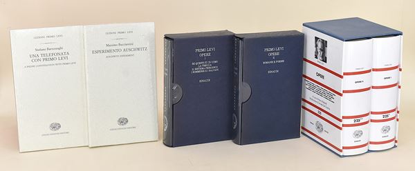 Opere di Primo Levi - 6 volumi in brossura editoriale e copertina rigida