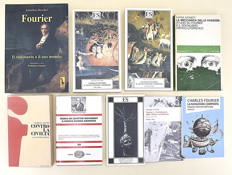 Opere di Charles Fourier - 9 Volumi in Brossura Editoriale