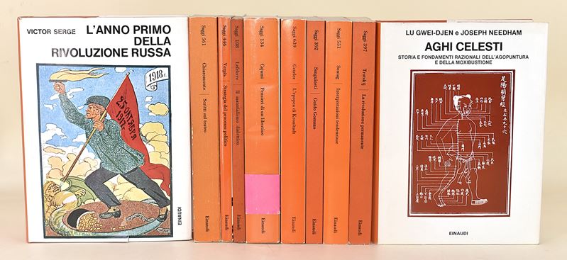 Einaudi Editore Saggi. Chiaramonte, Rivoluzione Russa, Agopuntura, Trotskij, Politica - 10 Volumi...