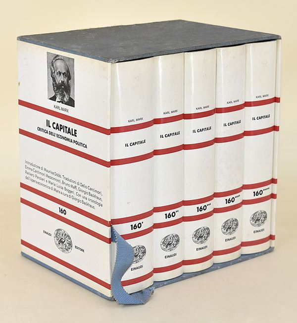 Karl Marx, Il Capitale. 5 volumi, Giulio Einaudi Editore NUE 1978
