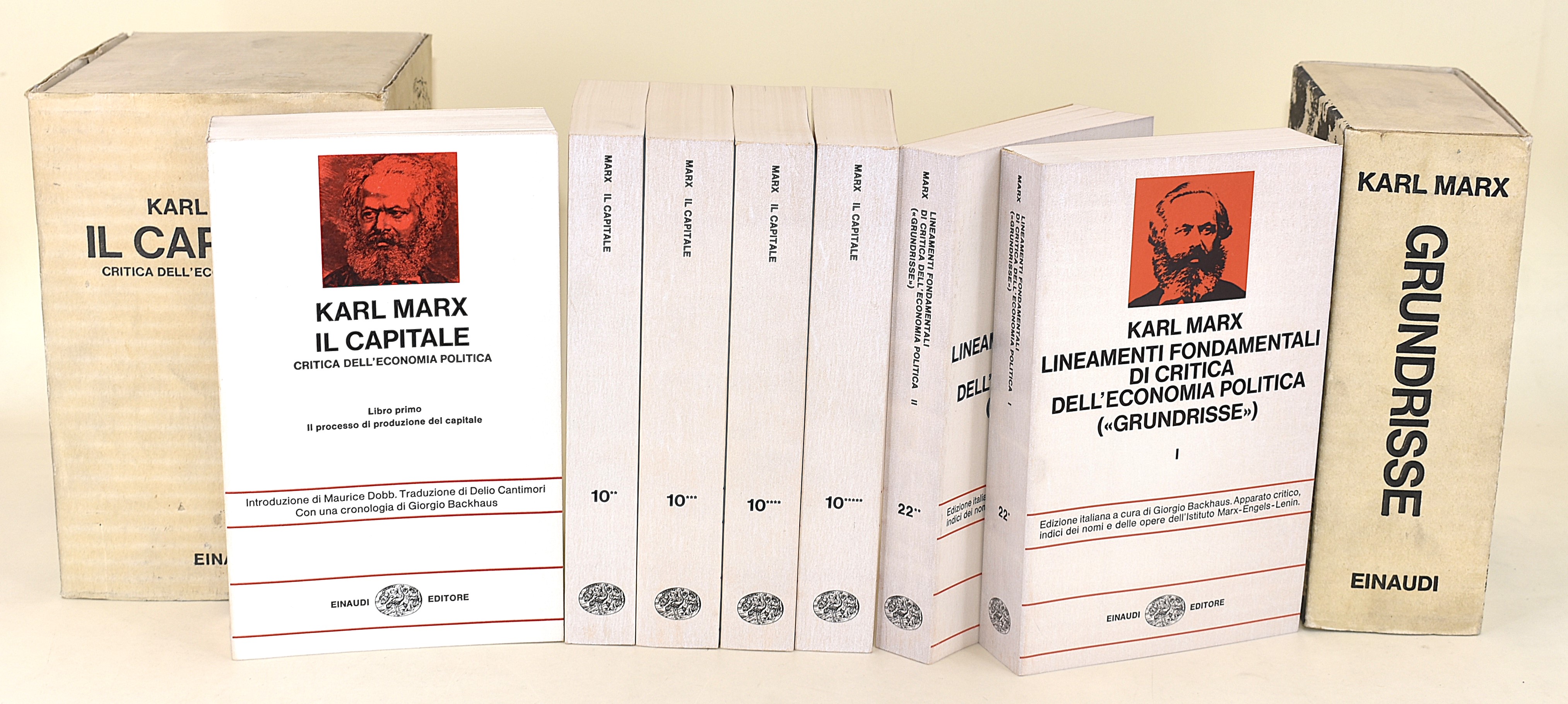 Opere di Karl Marx. Il Capitale / I Grundrisse. 7 volumi in brossura editoriale