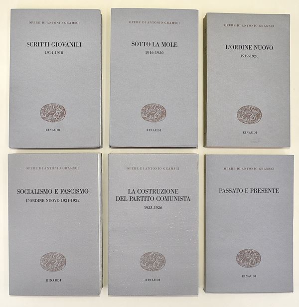 Opere di Antonio Gramsci. Edizioni miste. - 6 volumi in brossura editoriale