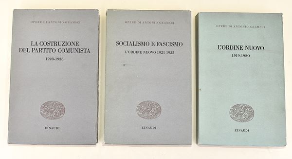 Opere di Antonio Gramsci. 3 volumi in brossura editoriale