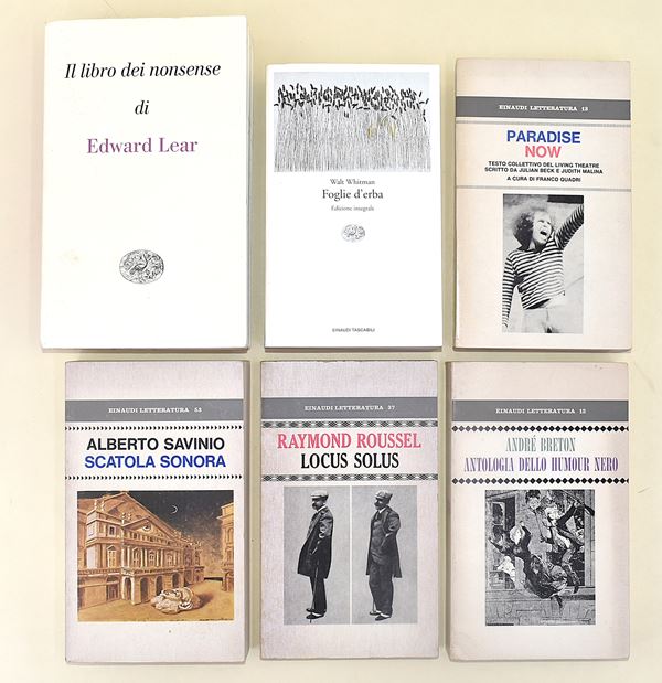 Letteratura e saggi vari. 6 volumi in brossura editoriale