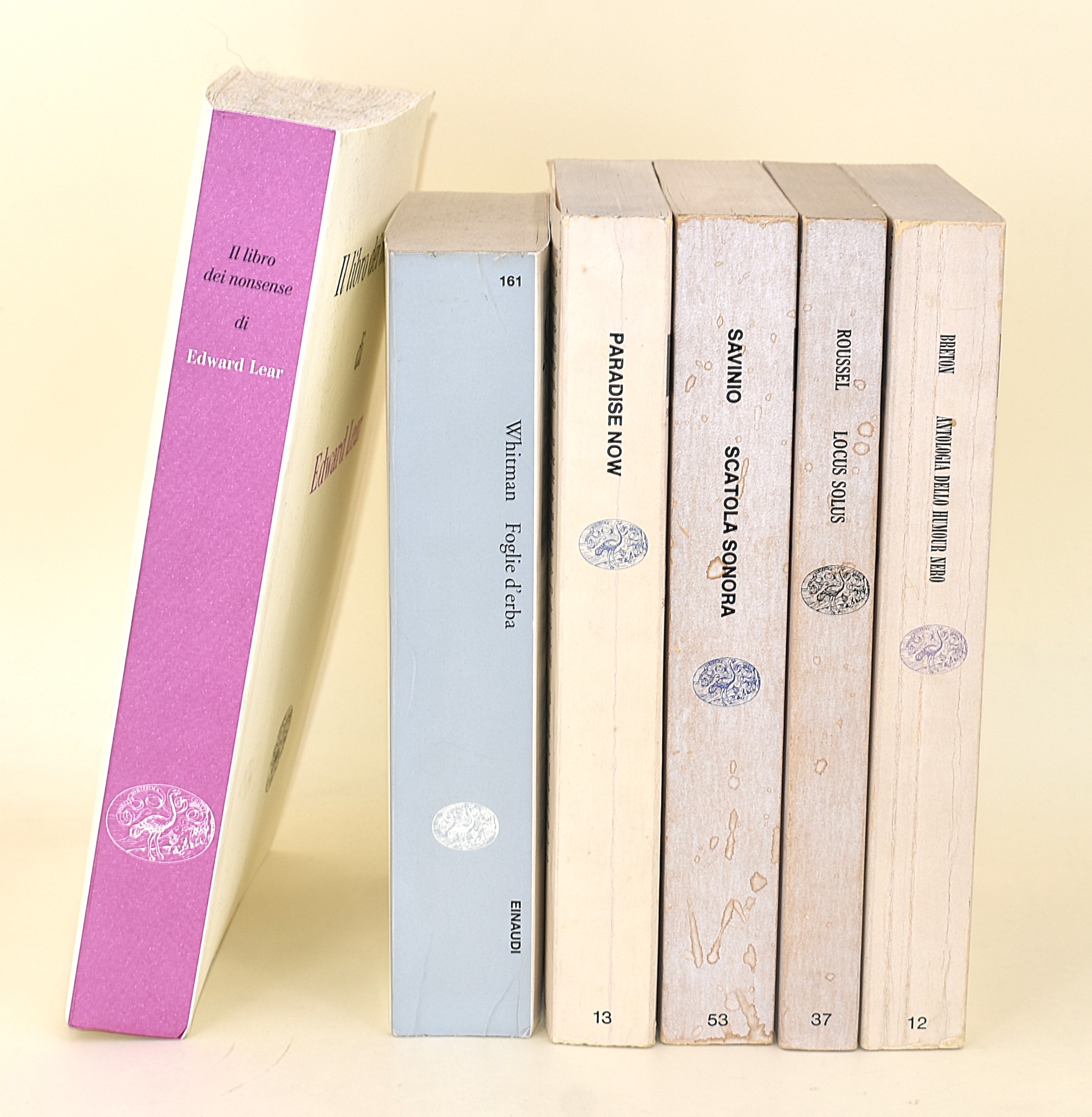 Letteratura e saggi vari. 6 volumi in brossura editoriale