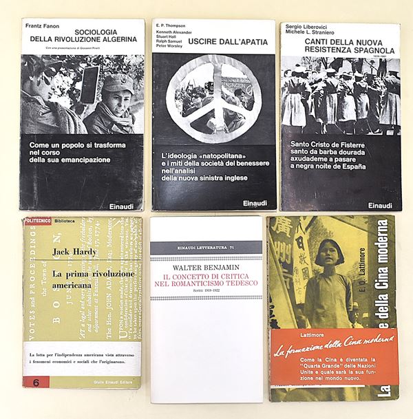 Rivoluzione spagnola, tedesca, americana, inglese, algerina, cina - 6 volumi in brossura editoriale