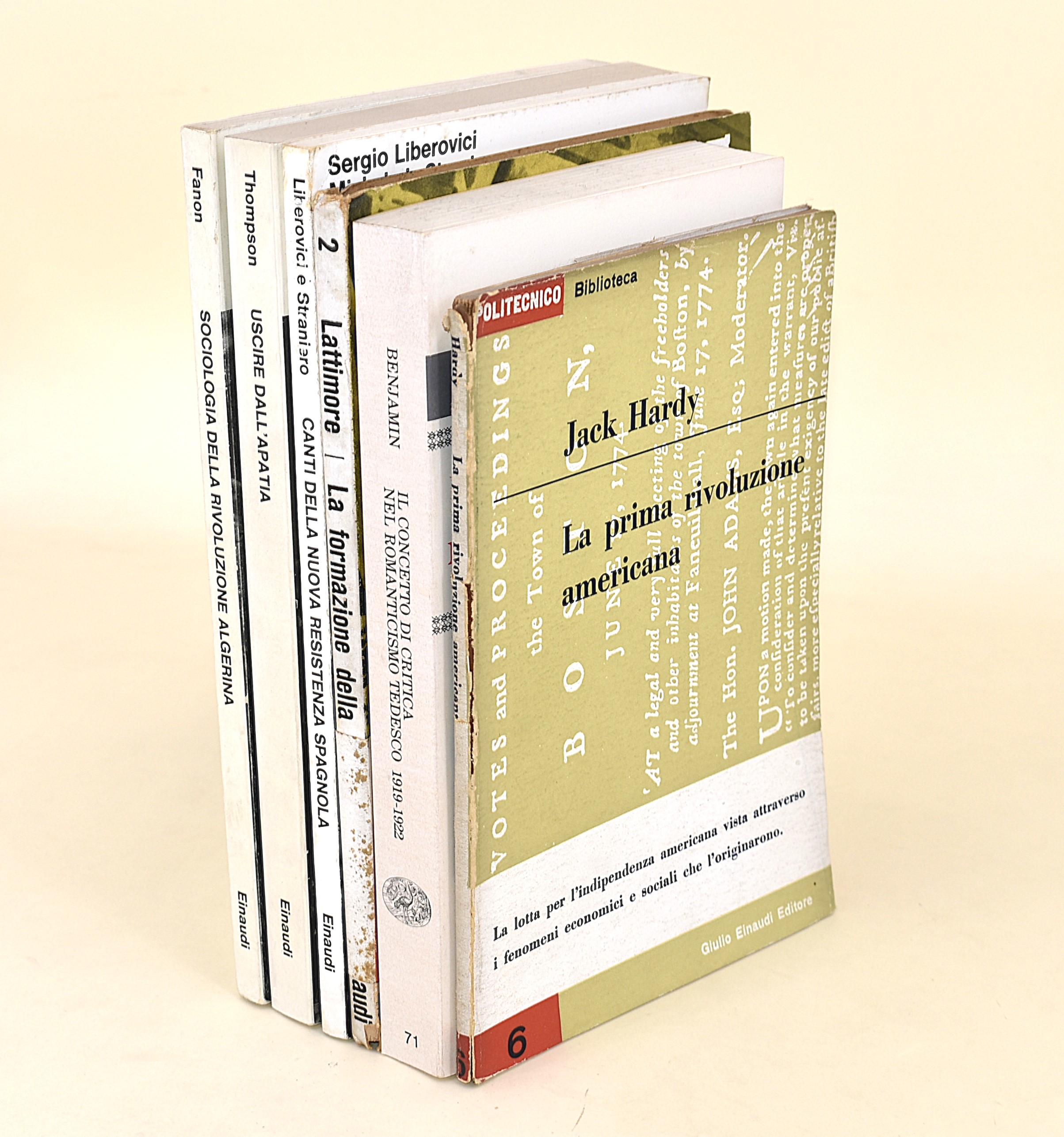 Rivoluzione spagnola, tedesca, americana, inglese, algerina, cina - 6 volumi in brossura editoria...