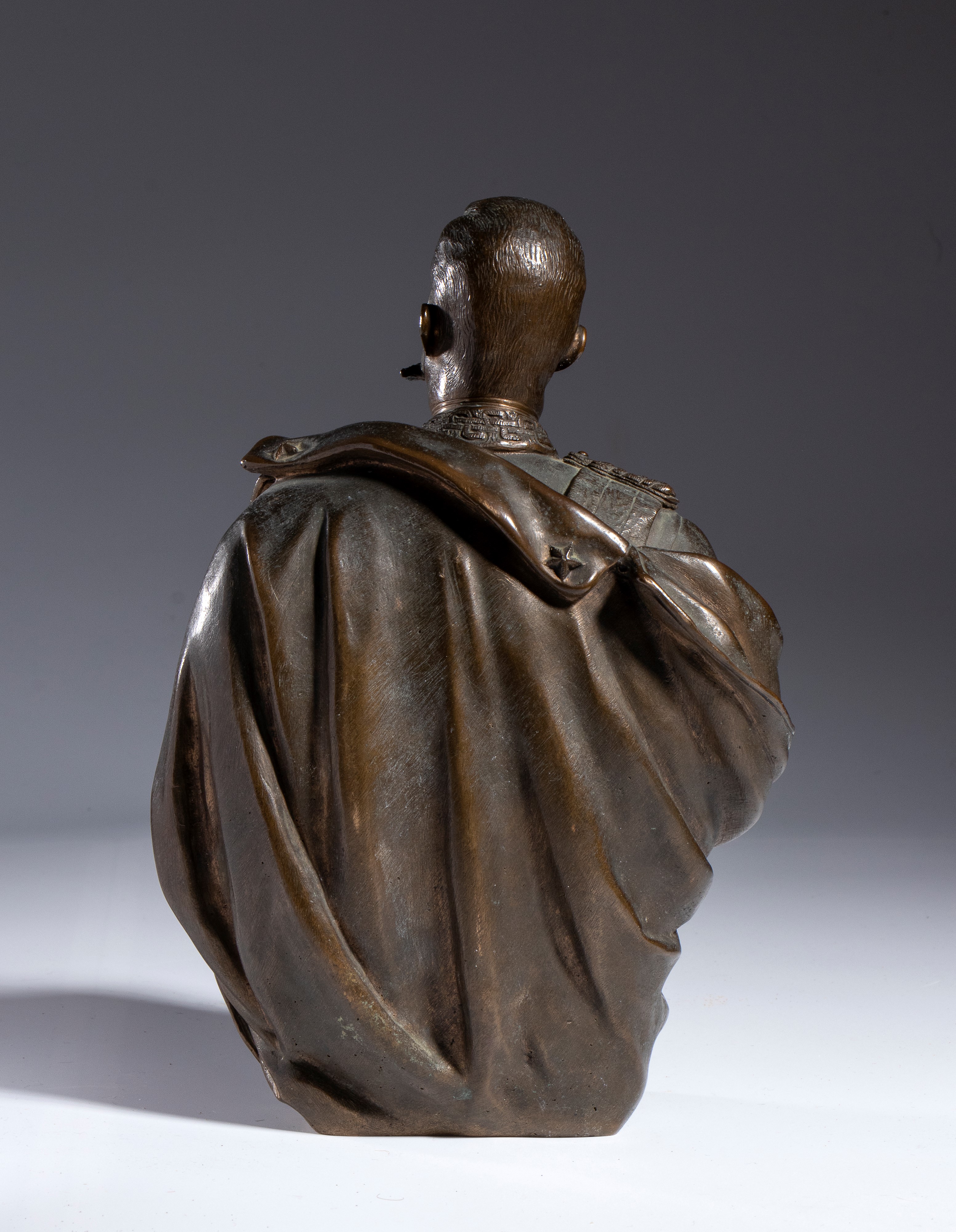Umberto i , Re D'italia - Busto in Bronzo