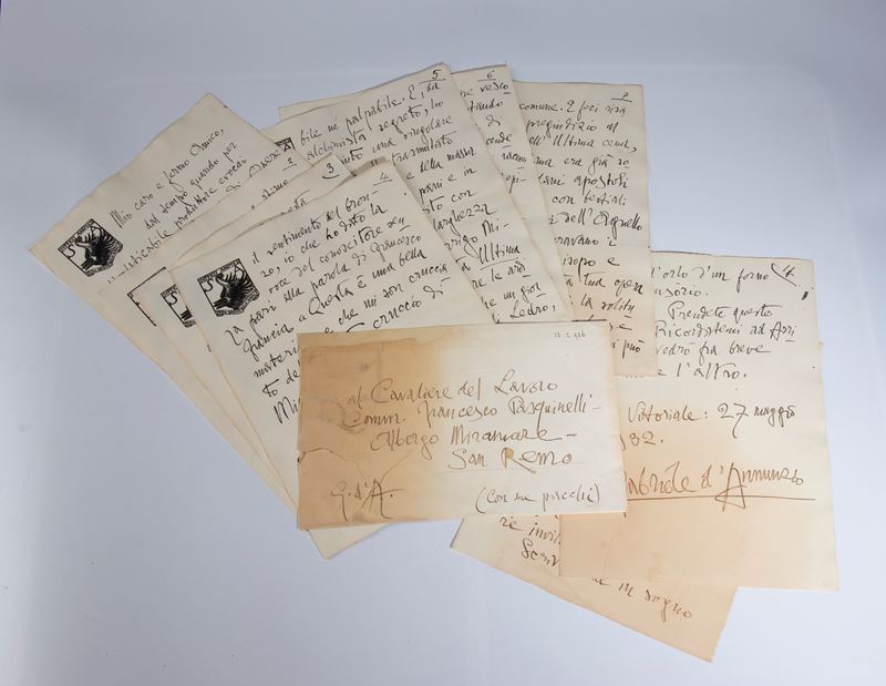 D'annunzio, Gabriele - Lettera a Pasquinelli - 1932