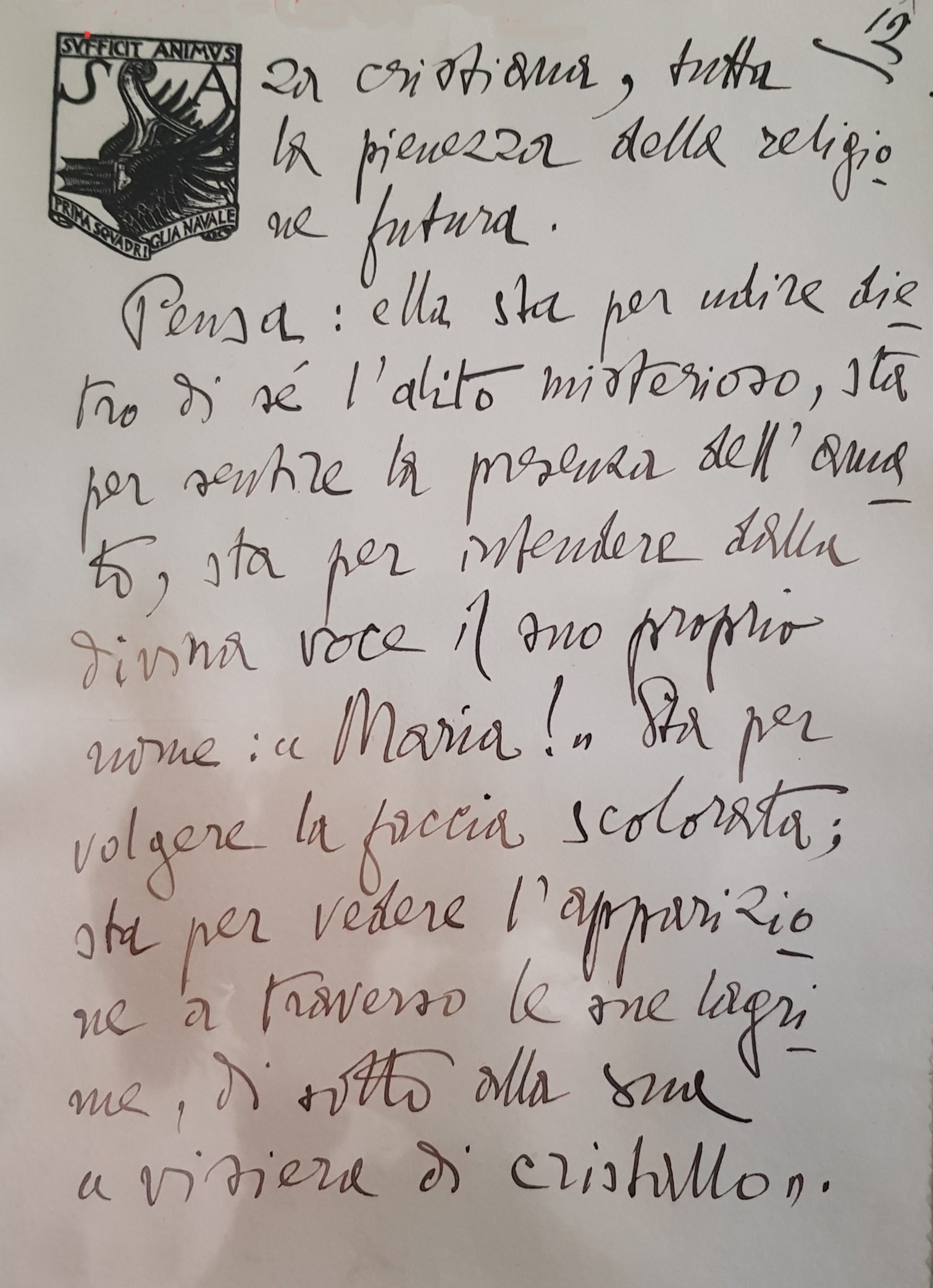 D'annunzio, Gabriele - Lettera a Pasquinelli - 1932