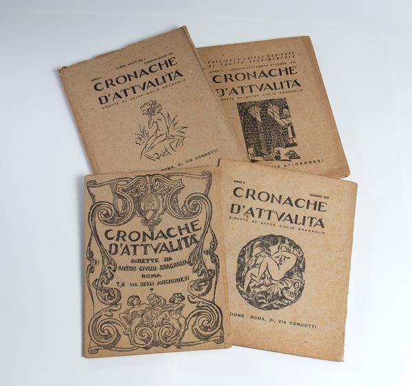 Futurismo - Bragaglia - CRONACHE D'ATTUALITA'