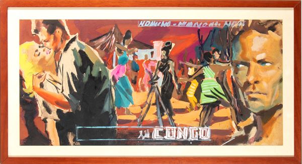 Manfredo - Bozzetto - Tempeste sul Congo