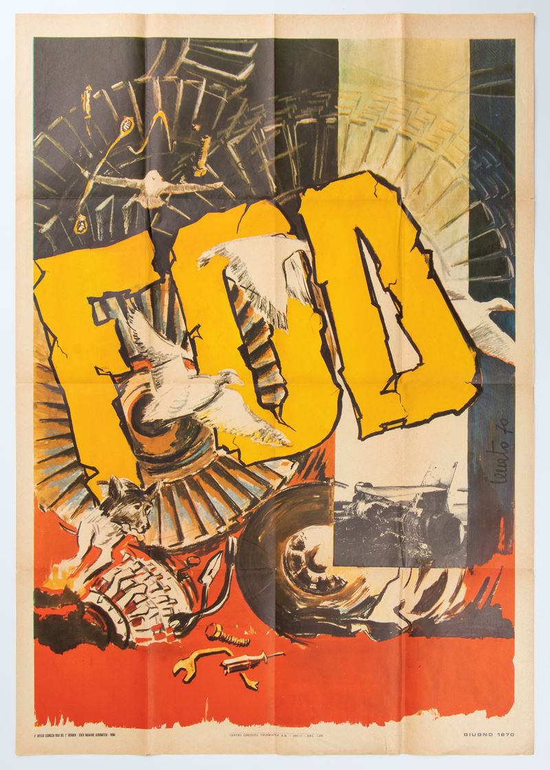 Cenato - Aeronautica Militare Fod Manifesto - 1970