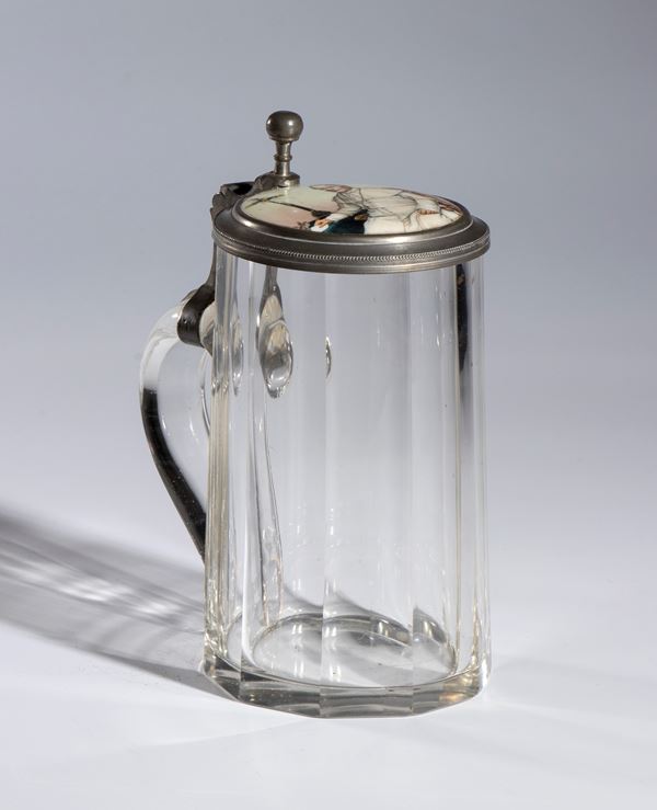 Pio IX (1846-1870), Boccale smaltato