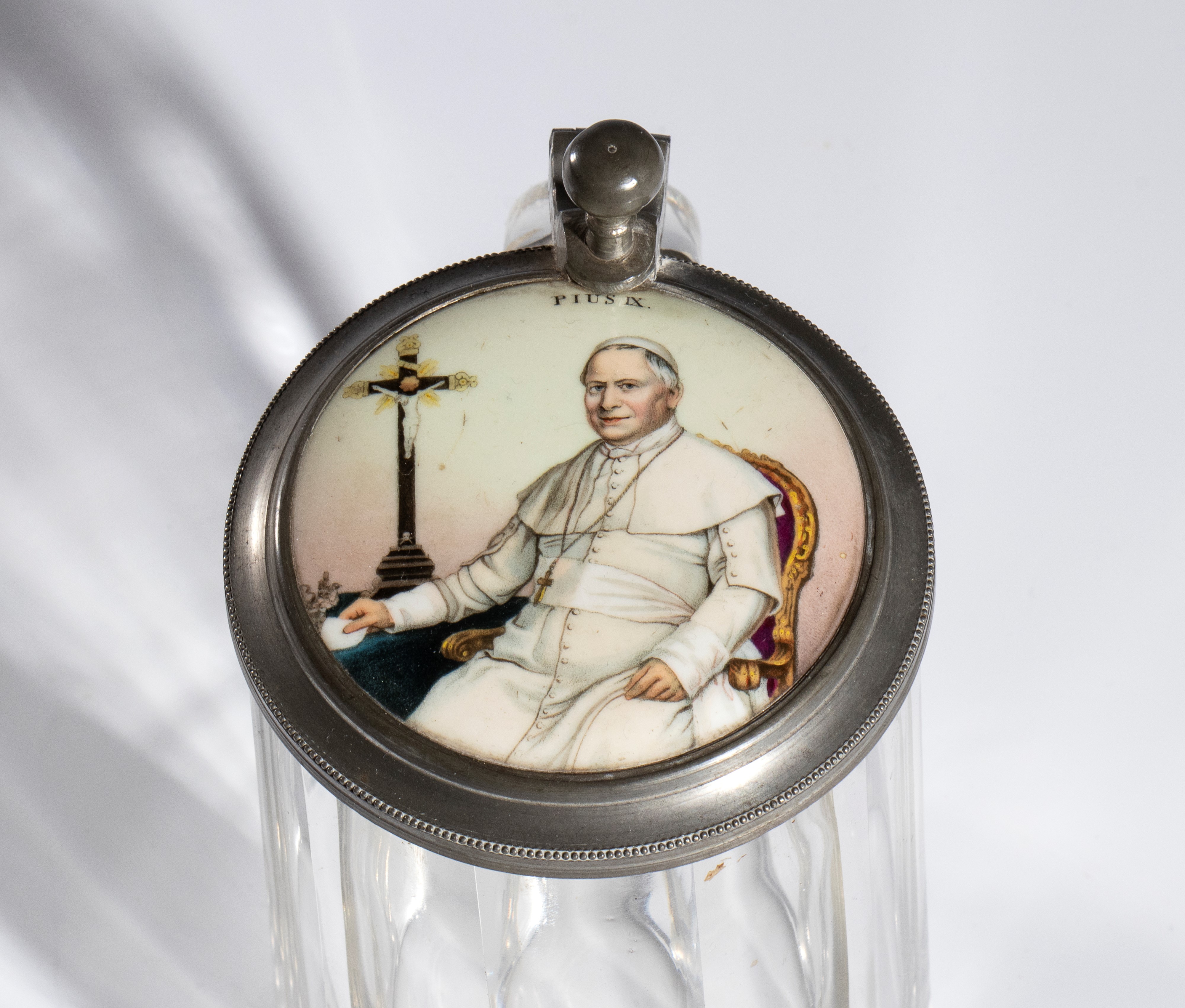 Pio IX (1846-1870), Boccale Smaltato