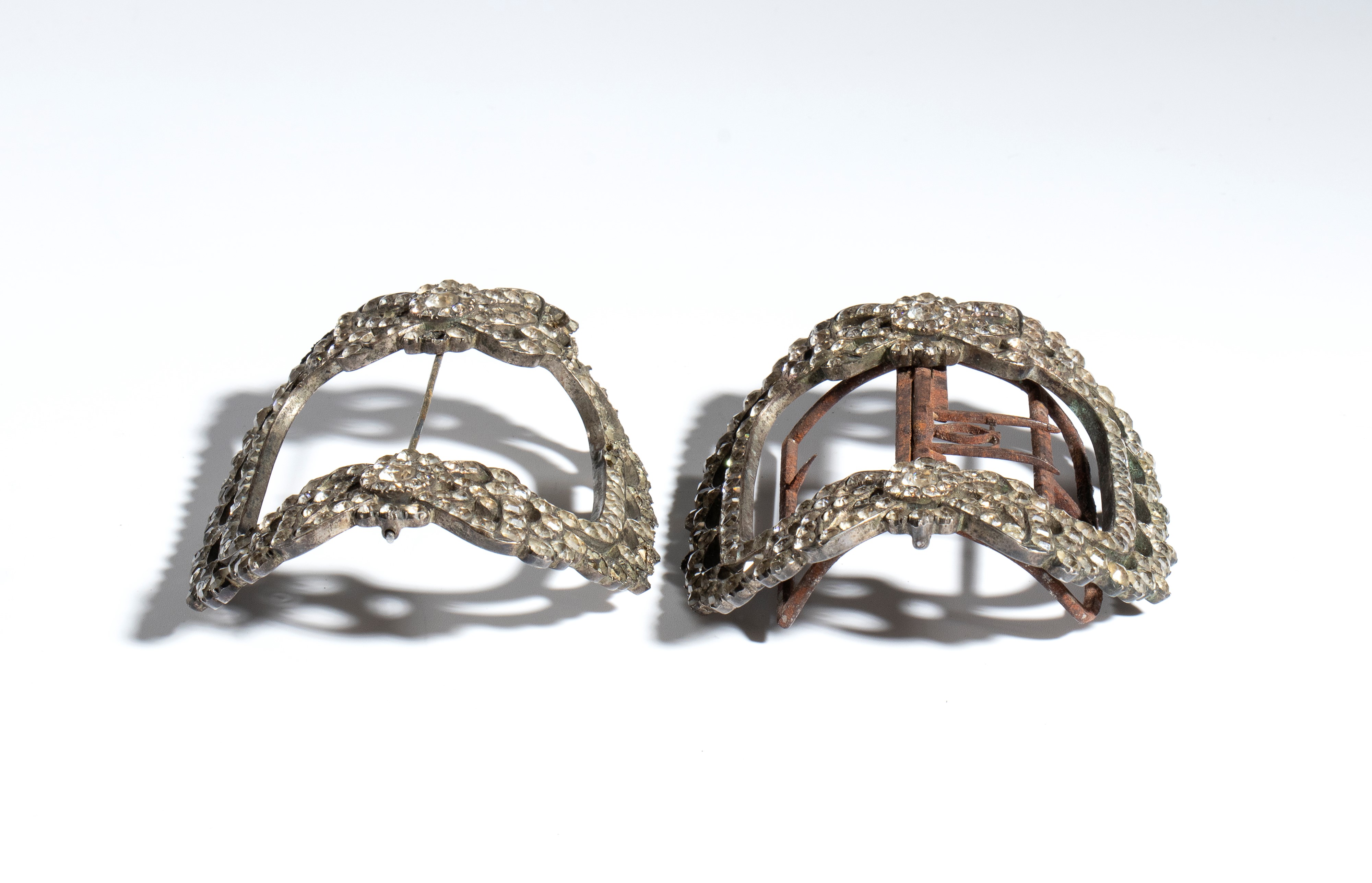 Fibbie in Metallo e Strass, '700