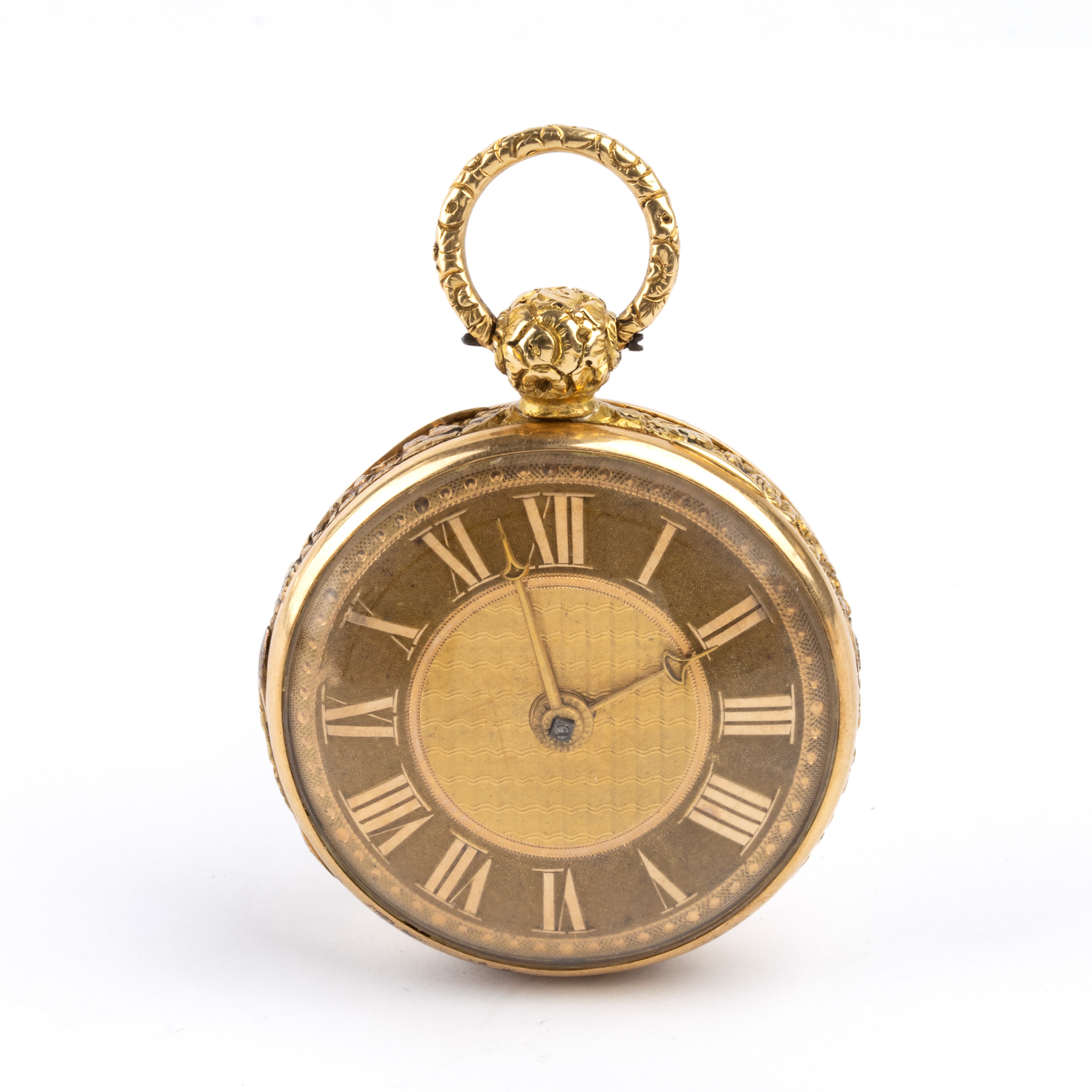Orologio da tasca in oro 18k, Londra 1815, con catena