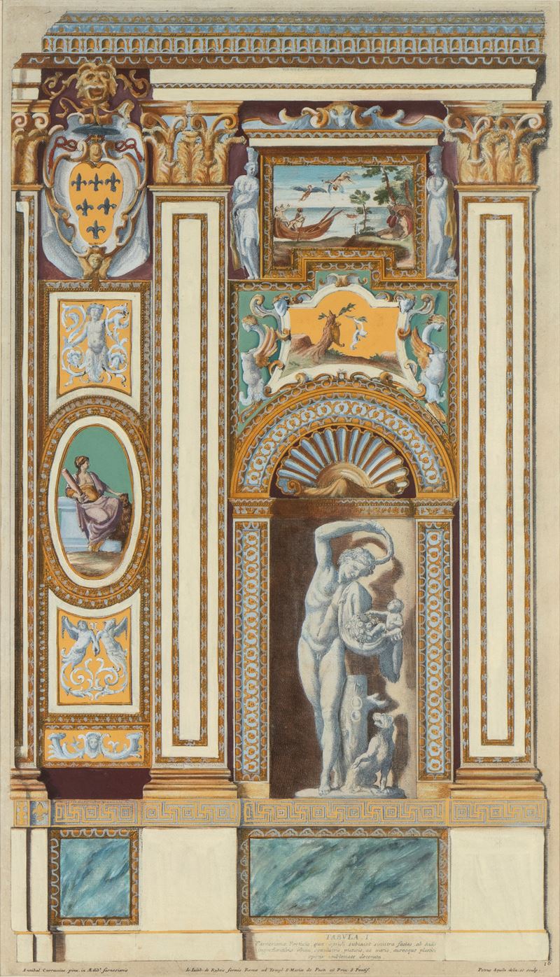 Galeriae farnesianae icones ... tab. I, da Annibale Carracci