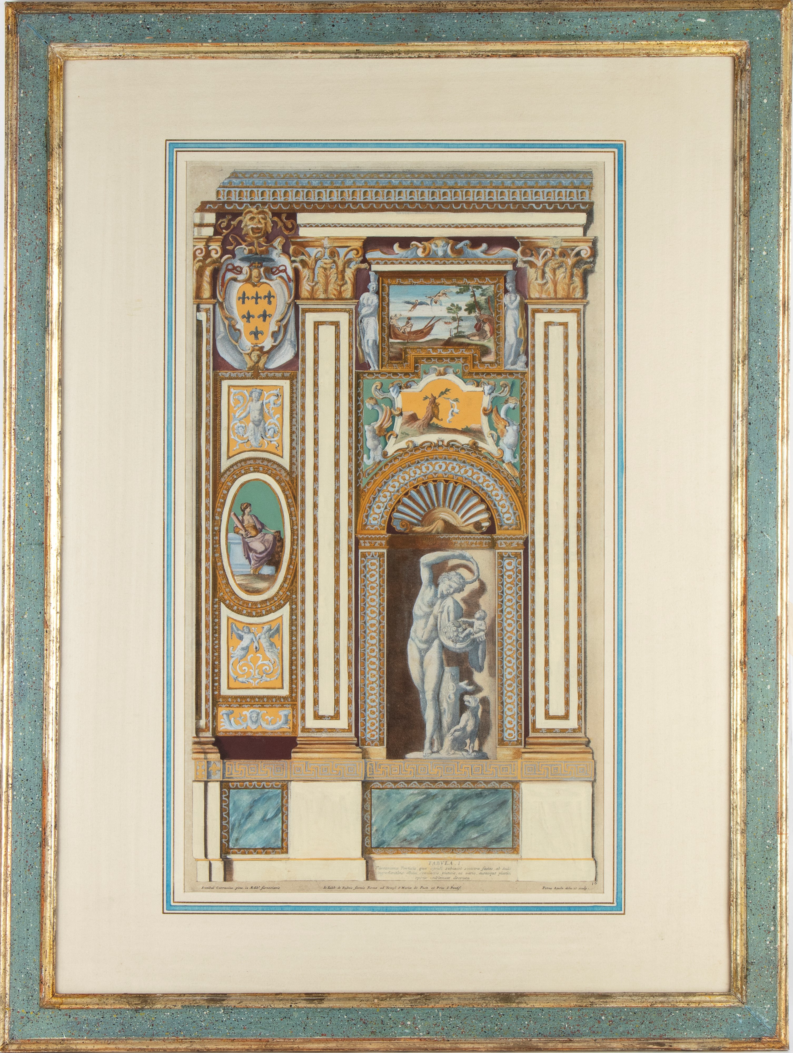 Galeriae farnesianae icones ... tab. I, da Annibale Carracci