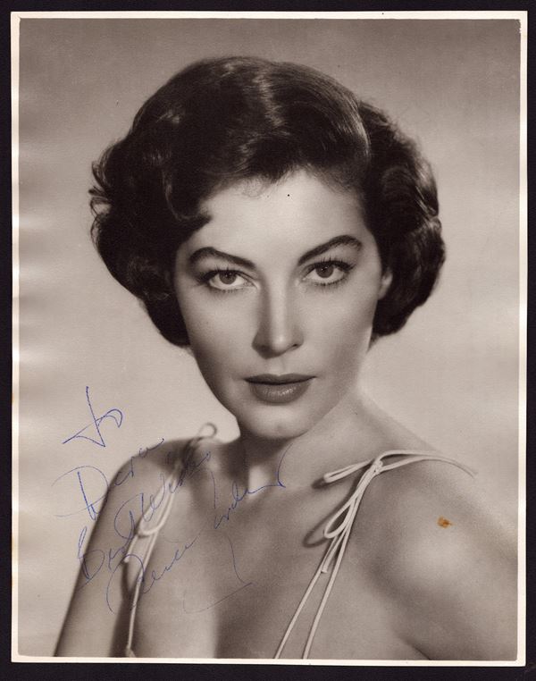 GARDNER, Ava - Fotografia autografata