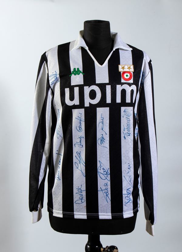 JUVENTUS 1990-91 maglia autografata