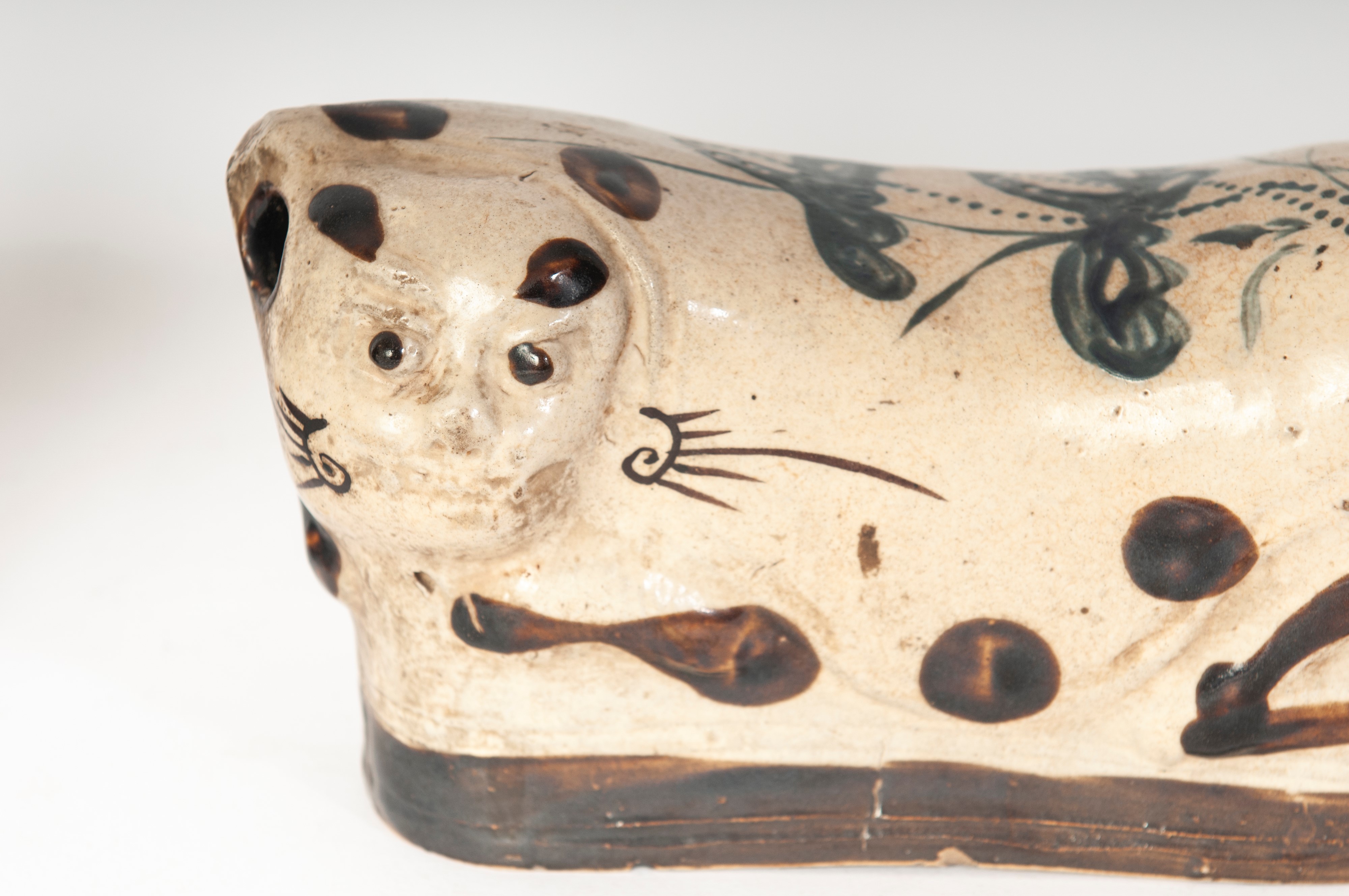 Lotto di due sculture animalier: