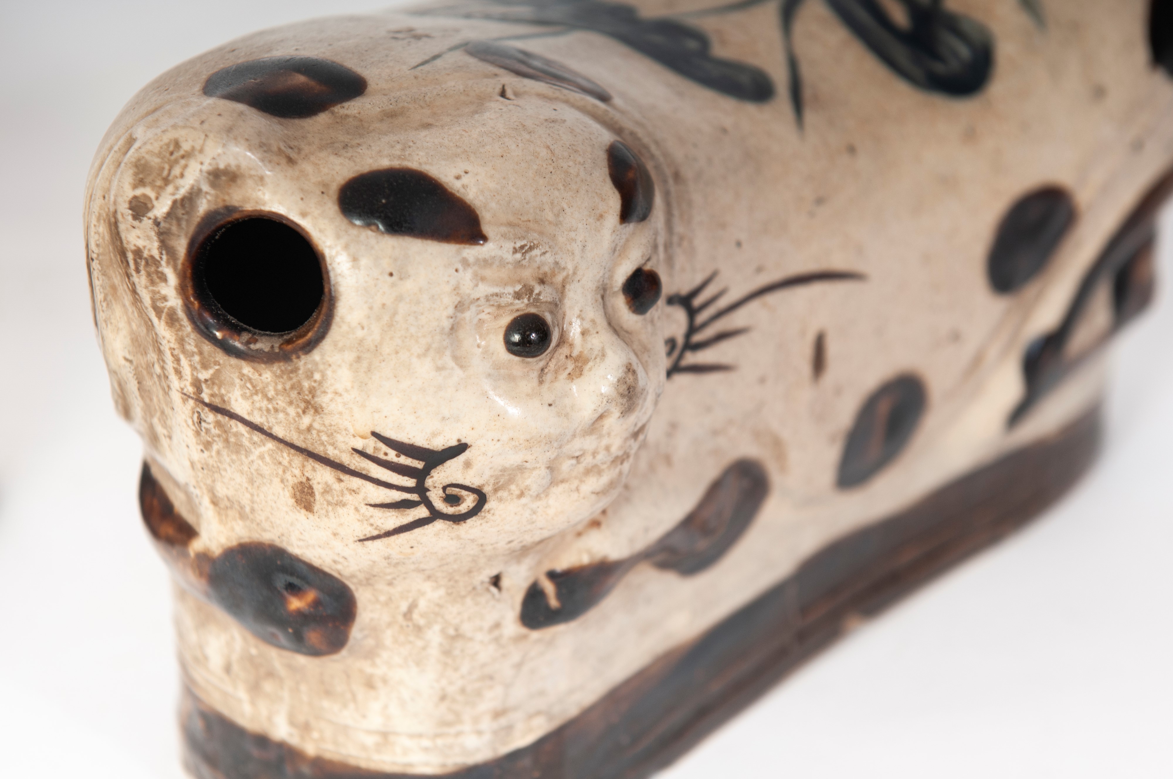 Lotto di due sculture animalier: