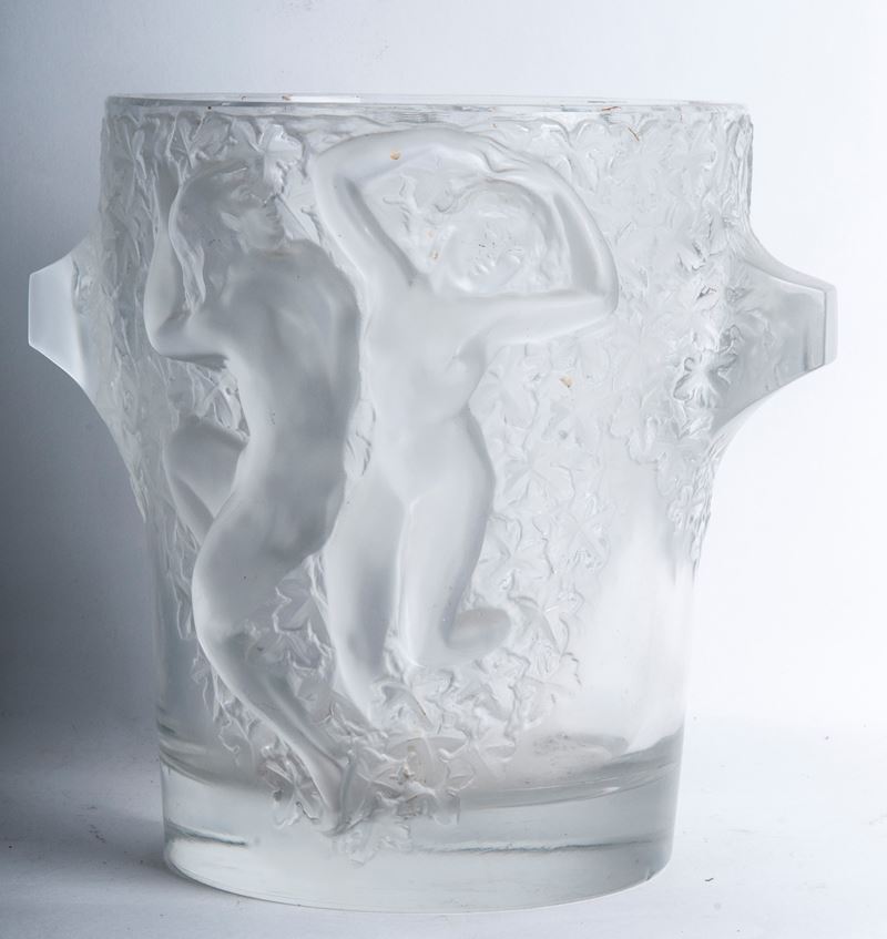 Vaso in cristallo bianco