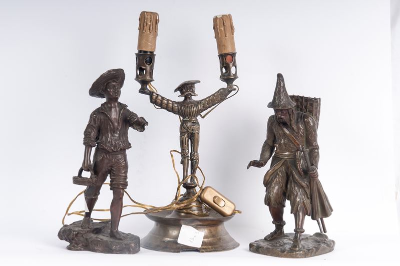 Lotto di tre bronzi: