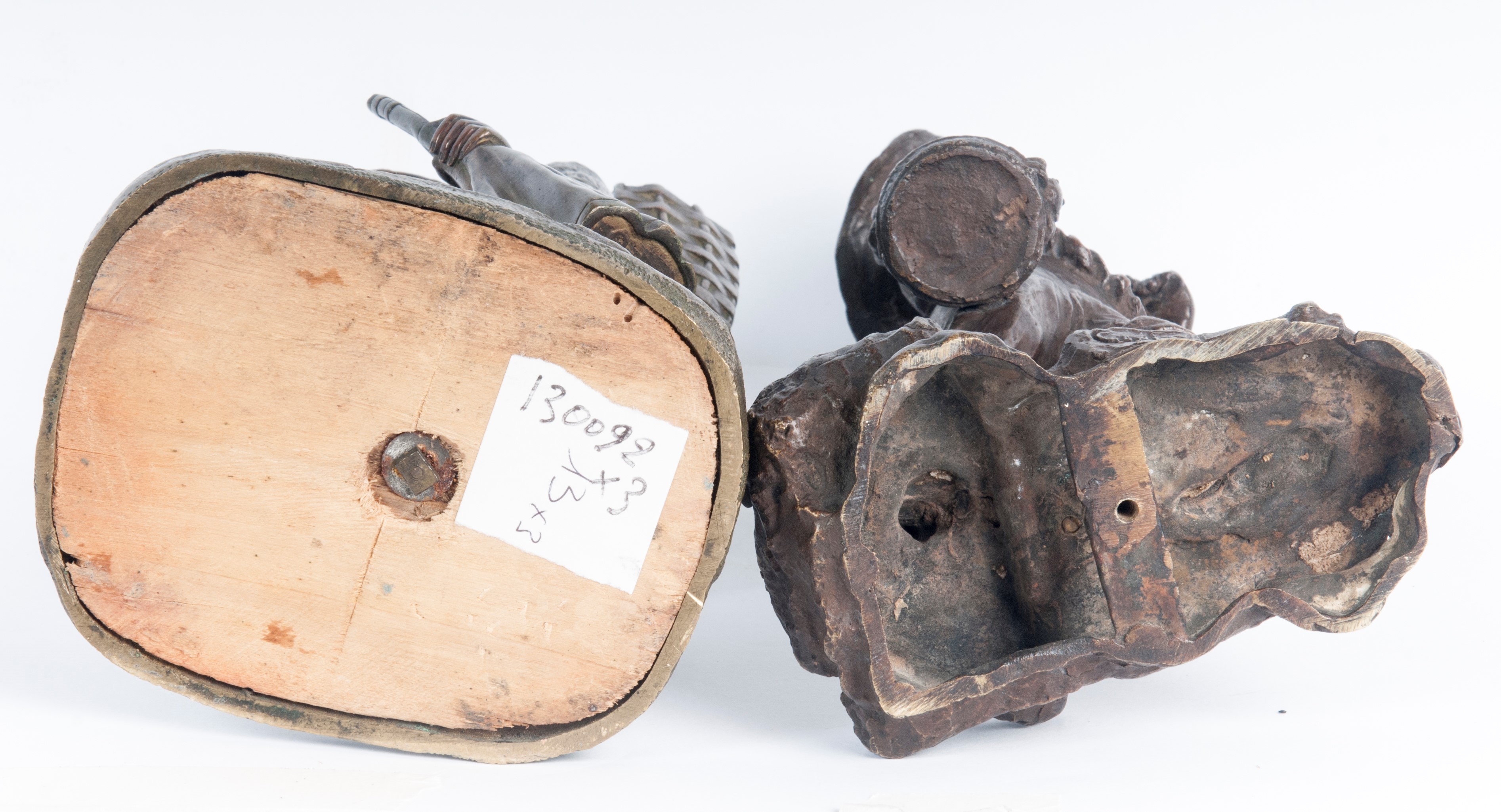 Lotto di tre bronzi: