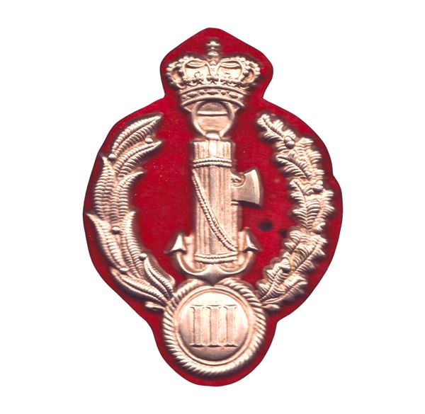 Soldier&#39;s crest of the MVSN Portuaria