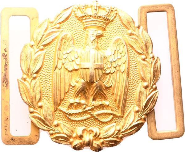Italian African Police, officer&#39;s buckle