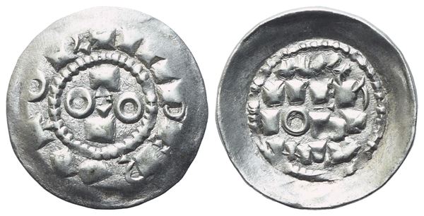 MILANO. Ottone II di Sassonia (973-983). Denaro scodellato. Mir 38; Ag; 1,20 gr