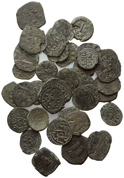 Messina. Regno di Sicilia. Interessante Lotto Composto da 40 Monete Normanne, Sveve, Vicereame. N...