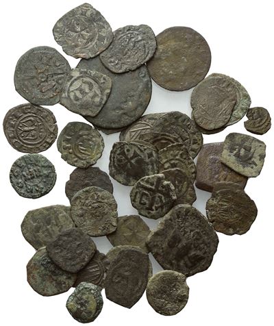 Messina. Regno di Sicilia. Interessante Lotto Composto da 40 Monete Normanne, Sveve, Vicereame. N...