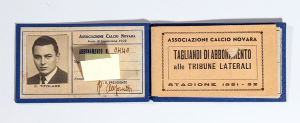 NOVARA A.C. tessera
