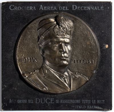 Crociera Aerea del Decennale - Placca Commemorativa