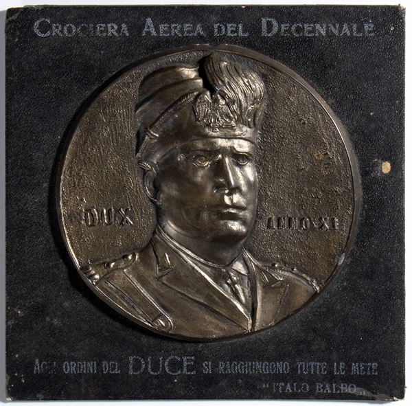 Crociera Aerea del Decennale - Placca commemorativa