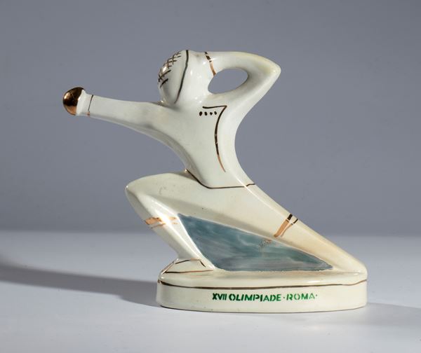 XVII OLIMPIADE ROMA gadget ceramica
