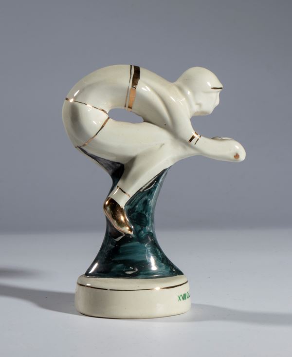 XVII OLIMPIADE ROMA gadget ceramica