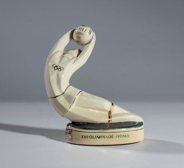 XVII OLIMPIADE ROMA gadget ceramica
