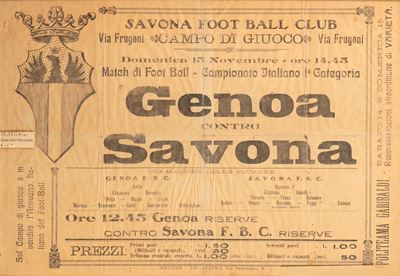 Calcio Genoa - Savona 1914