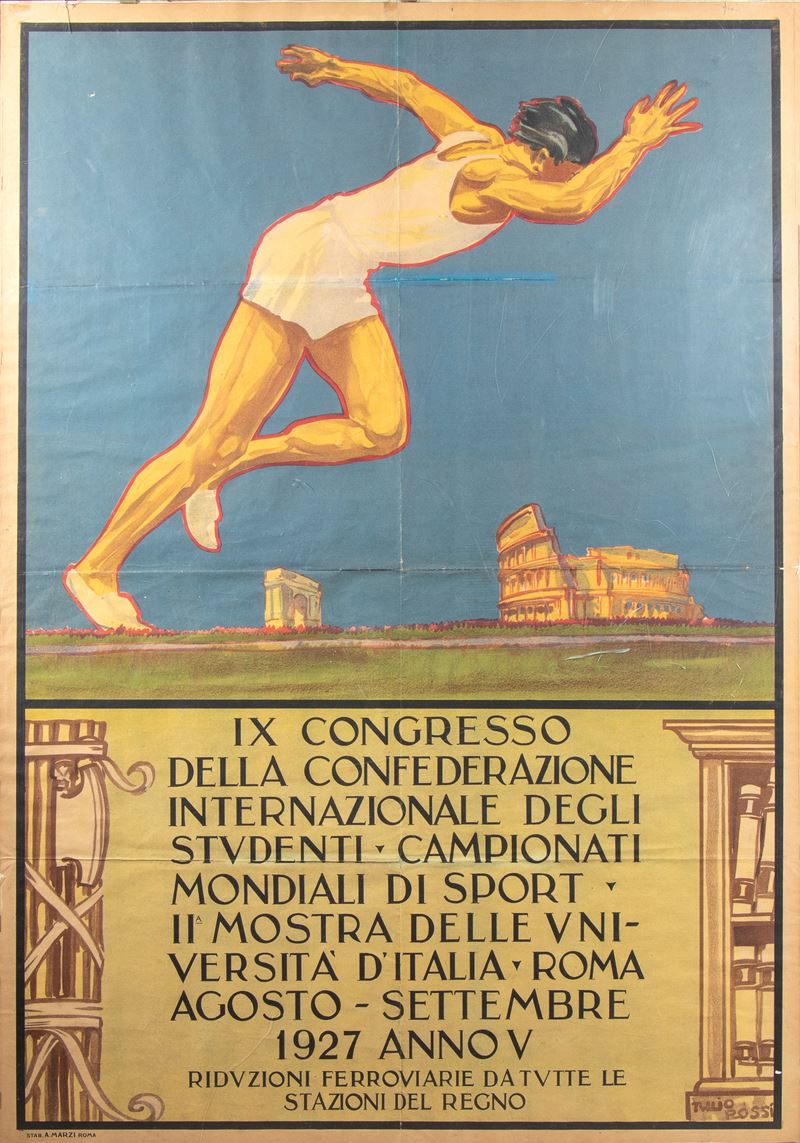 Campionati Mondiali di Sport - Manifesto
