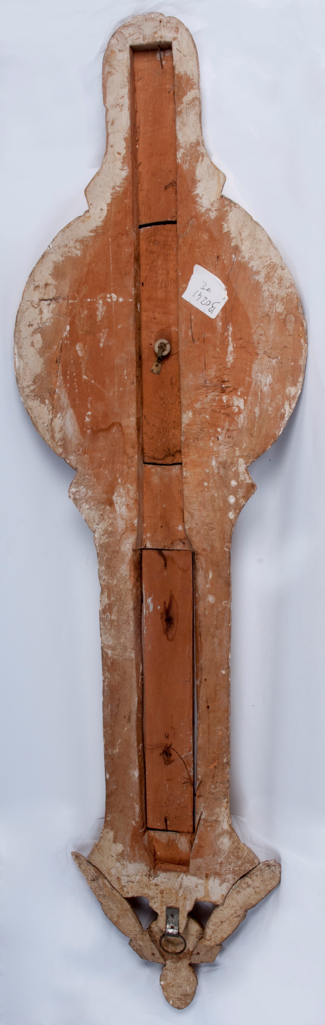 Barometro con termometro in legno dorato, inizi XX secolo
